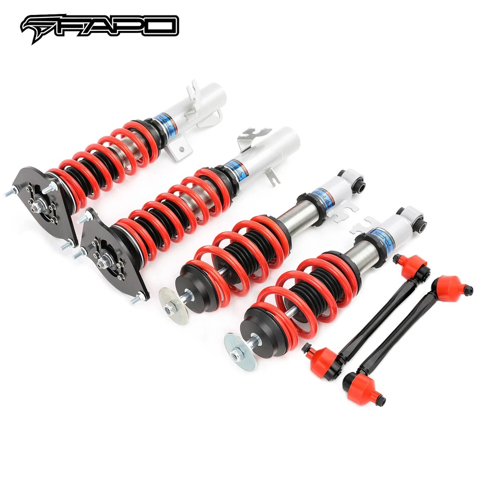 Kits de reducción de suspensión FAPO Coilovers para Mini Cooper R50 R53 02-06 altura ajustable Foto 3 de 4