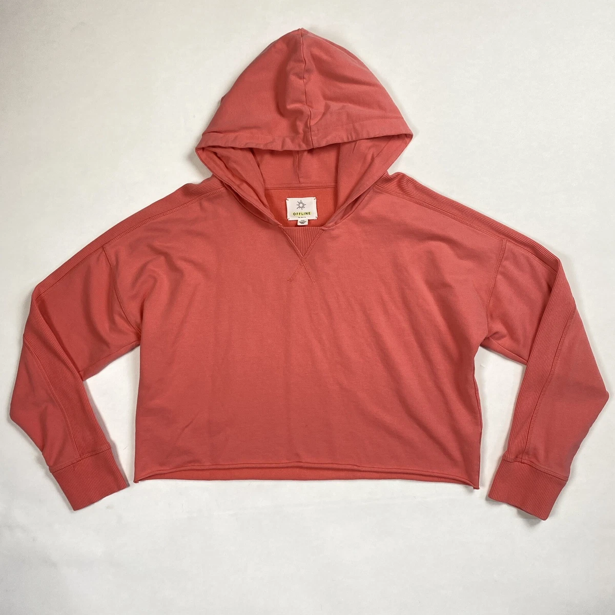 Cropped Hoodie - Light pink - Ladies