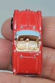 1994 LGT MICRO MACHINES ALFA ROMEO GIULETTA SPIDER RED & TAN - FAST SHIPPING 