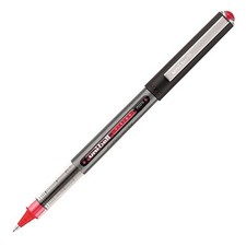 60117 Uni-Ball Vision Roller Rollerball Pen, Micro Tip, Red, Pack of 1 Pen