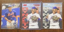 2022 Stadium Club FRANCISCO LINDOR Dynasty RED FOIL SP Silver Foil + base  METS