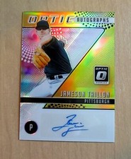 2018 Donruss Optic Holo Prizm GOLD autograph auto Jameson Taillon