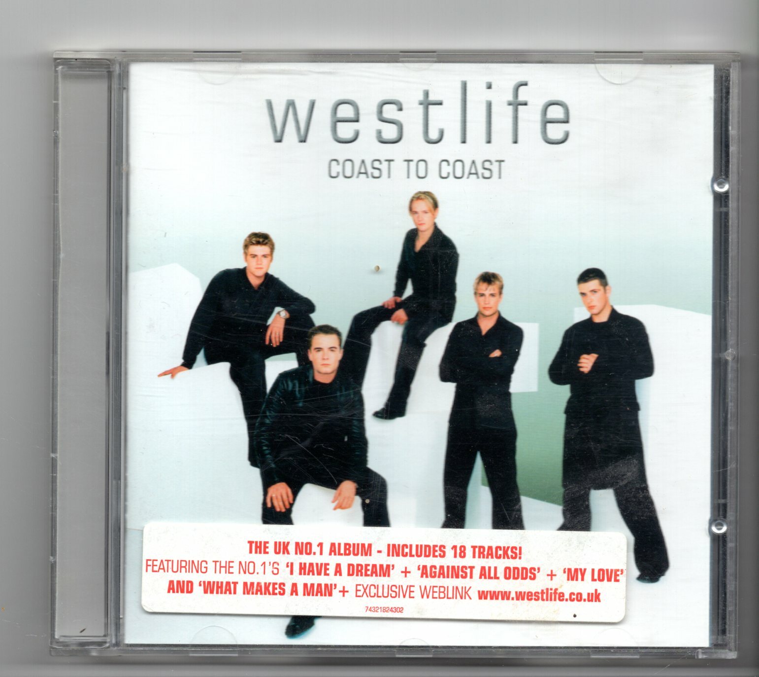 (JH777) Westlife, Coast To Coast - 2000 CD