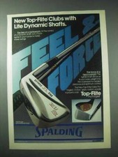 1978 Spalding Top-Flite Clubs Ad - Lite Dynamic Shafts