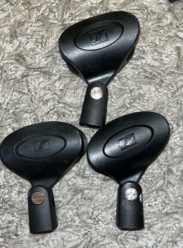 LOT DE 3 PINCES MICRO SENNHEISER gros diamètre Mzq1 - Photo 1/1