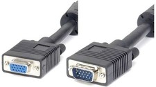 Lot6 100ft long SVGA/VGA Male-Female Extension Monitor/Video Cable SHdi 4xShield