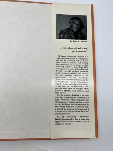 Wyoming's Wealth A History Of Wyoming Signed Bill Bragg 1976 Review Copy Letter - Picture 16 of 18