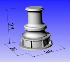 Model boat fitting -Tug / OSV