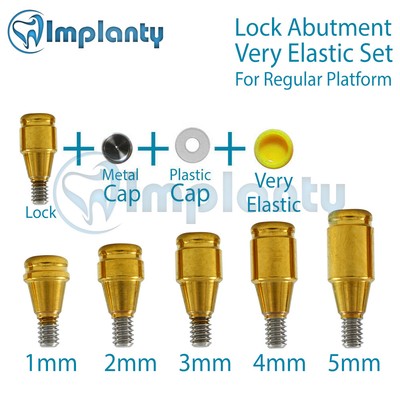 Lock Prosthetic RP Very Elastic Set Dental Conical Connection Fit Nobel Active