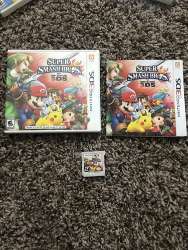 Super Smash Bros. (3DS, 2014) Complete With Manual
