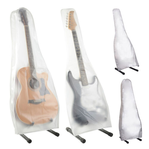 Acoustic Guitar Cover With Matte PVC Silver Coated Cloth Dust-proof Waterproof