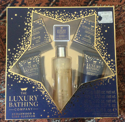 The Luxury Bathing Company OVP Shampoo Duschgel Creme Cedarwood Lime Blossom