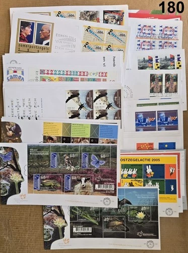 !! NETHERLANDS - 50 FDC - MIX - NATURE - ANIMALS - BIRDS - CULTURE - ART