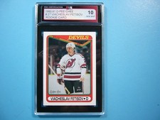 1990/91 O-PEE-CHEE NHL HOCKEY CARD #27 VIACHESLAV FETISOV ROOKIE RC KSA 10 OPC