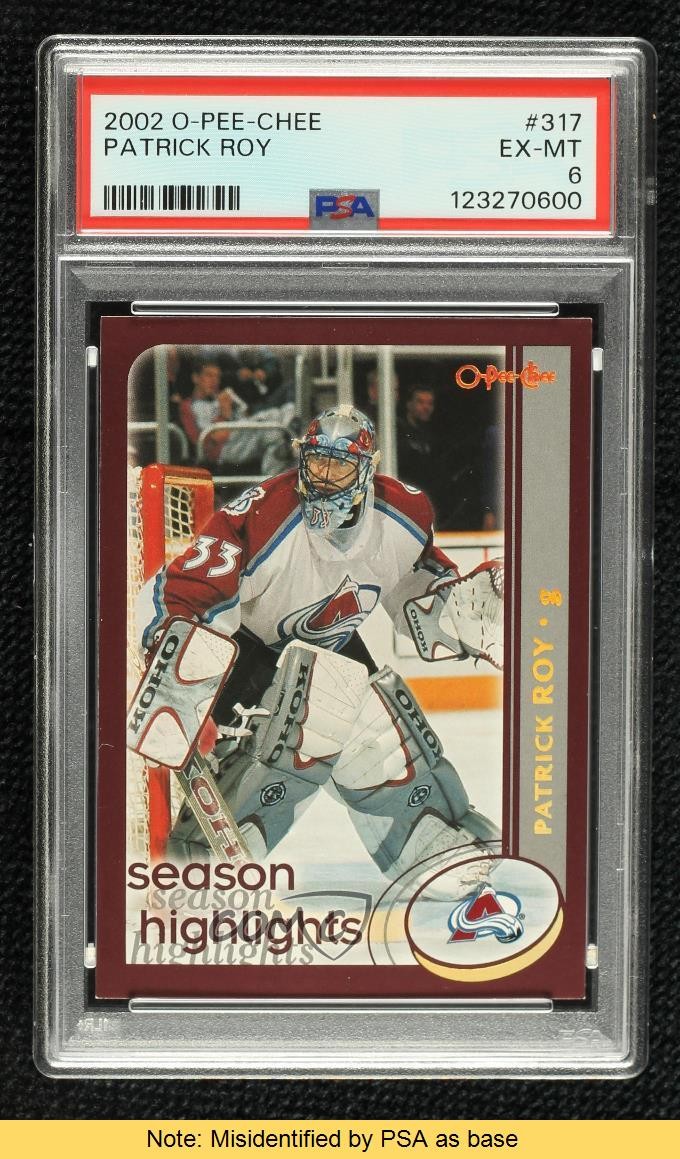 2002-03 O-Pee-Chee Season Highlights Factory Set Gold Foil Patrick Roy READ 1ar2