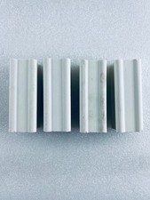 Lot Of 4 - Kiln Approx. 4" Tall x 1 1/2" Wide Squared End Posts