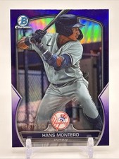 2023 Bowman Draft - Chrome Hans Montero #BDC-12 Purple Refractor /250 (RC, SP)