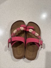 Pink sandal footbeds for girls size 13 M