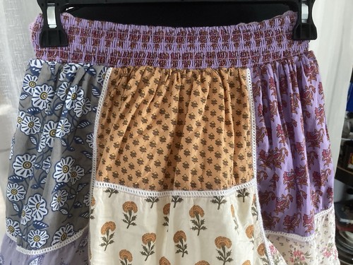 Zara Crochet Patchy Floral Print Embroidered Girls Skorts Skirt Girls Sz 13/14 - Picture 3 of 10