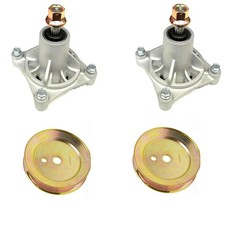 Spindle Pulley Kit 2 Pack Fits Hustler Raptor 42" 52" Decks 931741 931881