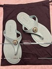 Versace Women’s Green Medusa Logo Thong Flip Flop Sandals Rubber Upper Size 9 — photo 1