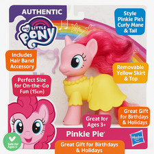 Hasbro My Little Pony Pinkie Pie 6" Dress Up Figure | Official Toy | New | Gift