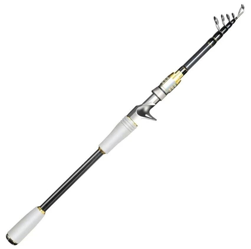 Telescopic Fishing Rod Carbon Fiber Spinning Casting Rod High Sensitivity Rod