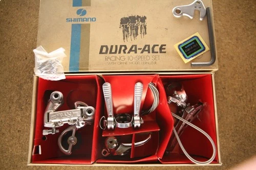 Vintage NOS NEW NIB Shimano Dura Ace Crane 5 6 speed derailleur shifter groupset