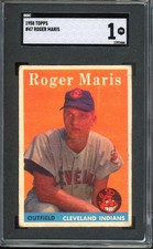 Roger Maris Cards and Autographed Memorabilia Guide 8