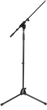 K M Microphone Stand with Telescoping Boom Arm - Black