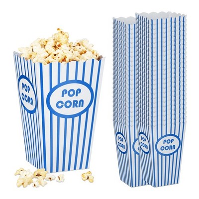 Popcorntüten Popcornbecher Popcornbehälter 48 Stück Retro-Popcorntüten 16 cm