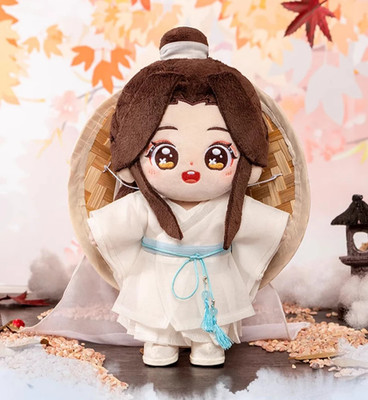 Tian Guan Ci Fu Xie Lian 20cm Plush Doll TGCF Dress Up Stuffed Toy Anime