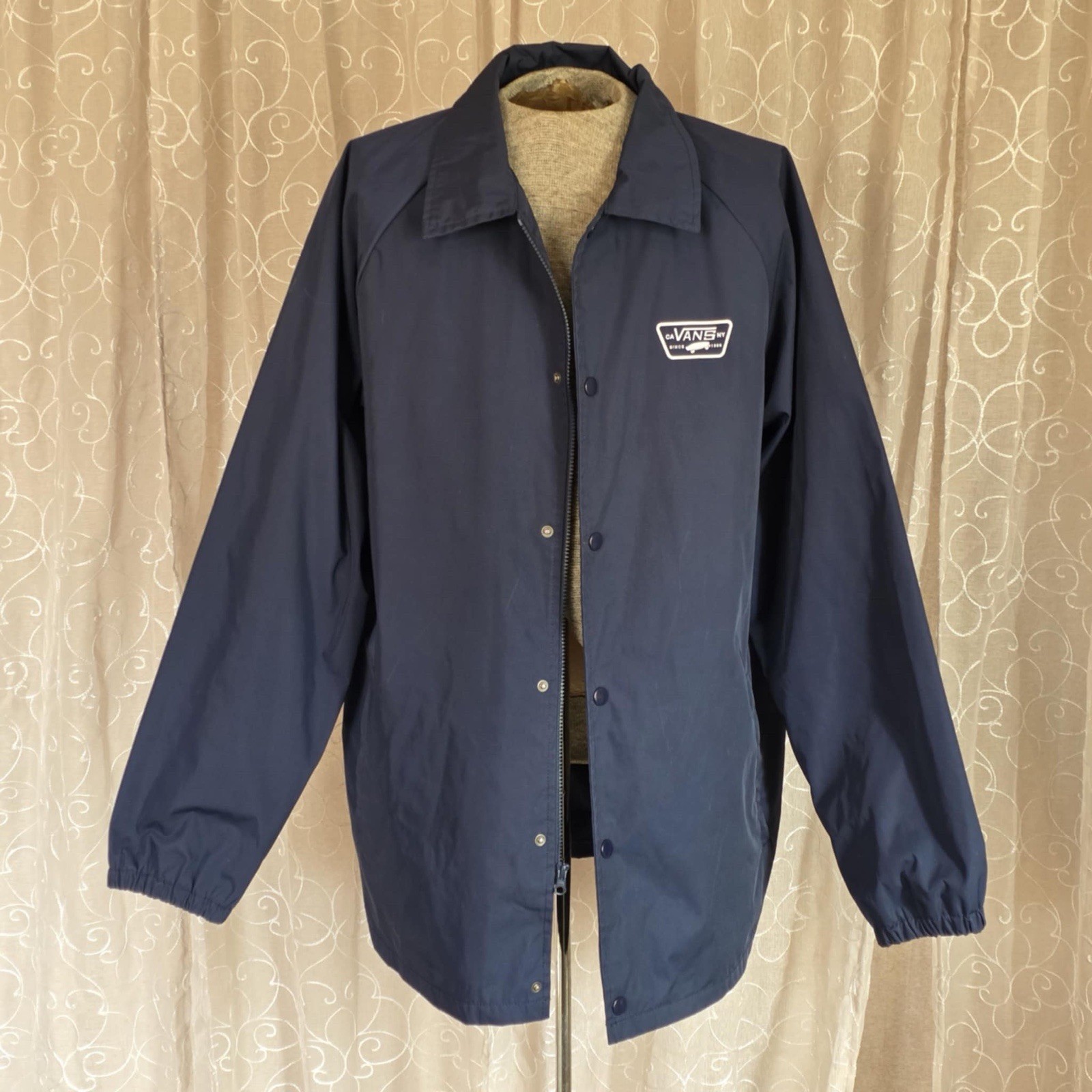 Vans Men's Size XL Jacket Navy  (Windbreaker/Waterproof)