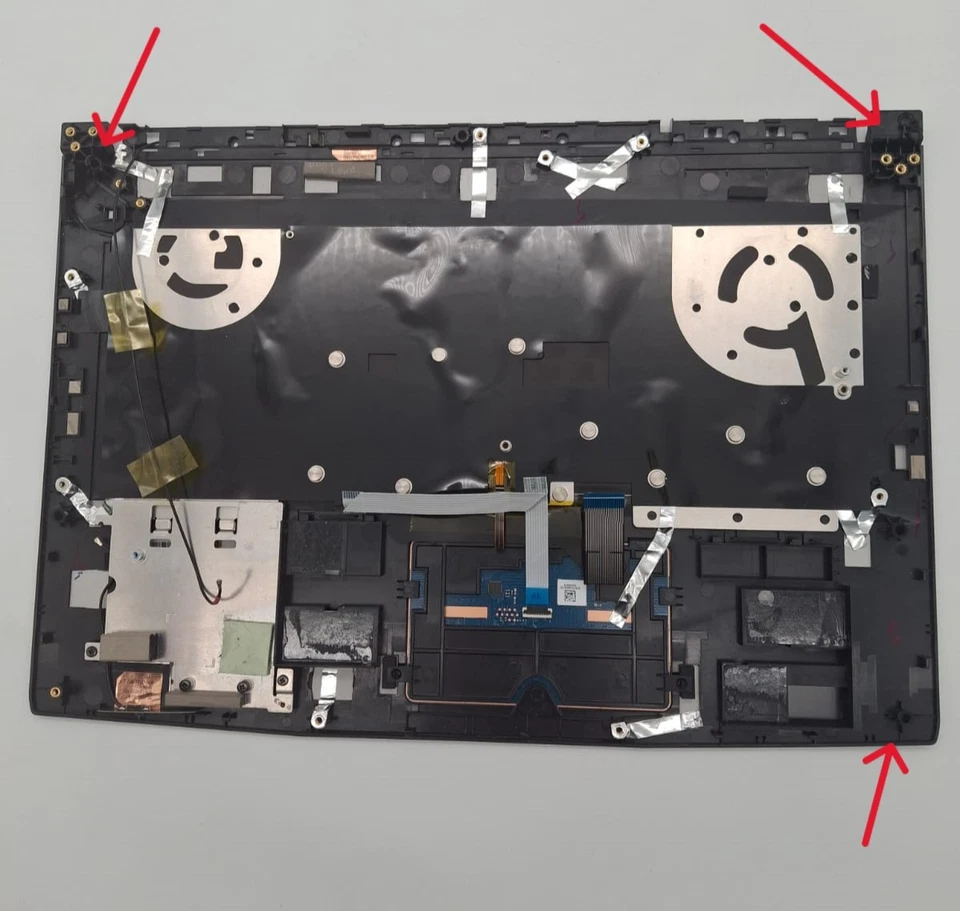 MSI Bravo 15 A4DCR-085XIT Handauflage Palmrest Tastatur QWERTY Touchpad - Bild 2 von 4