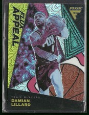 2022-23 Panini Flux Damian Lillard Flux Appeal Silver Mojo #4 Trail Blazers
