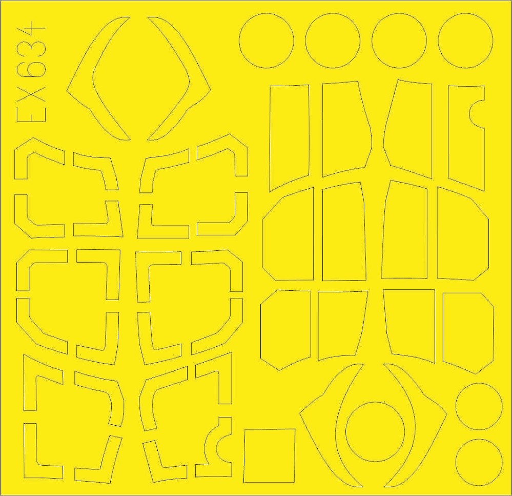 Eduard Accessories EX634 1:48 - He 219 TFace for Tamiya - New