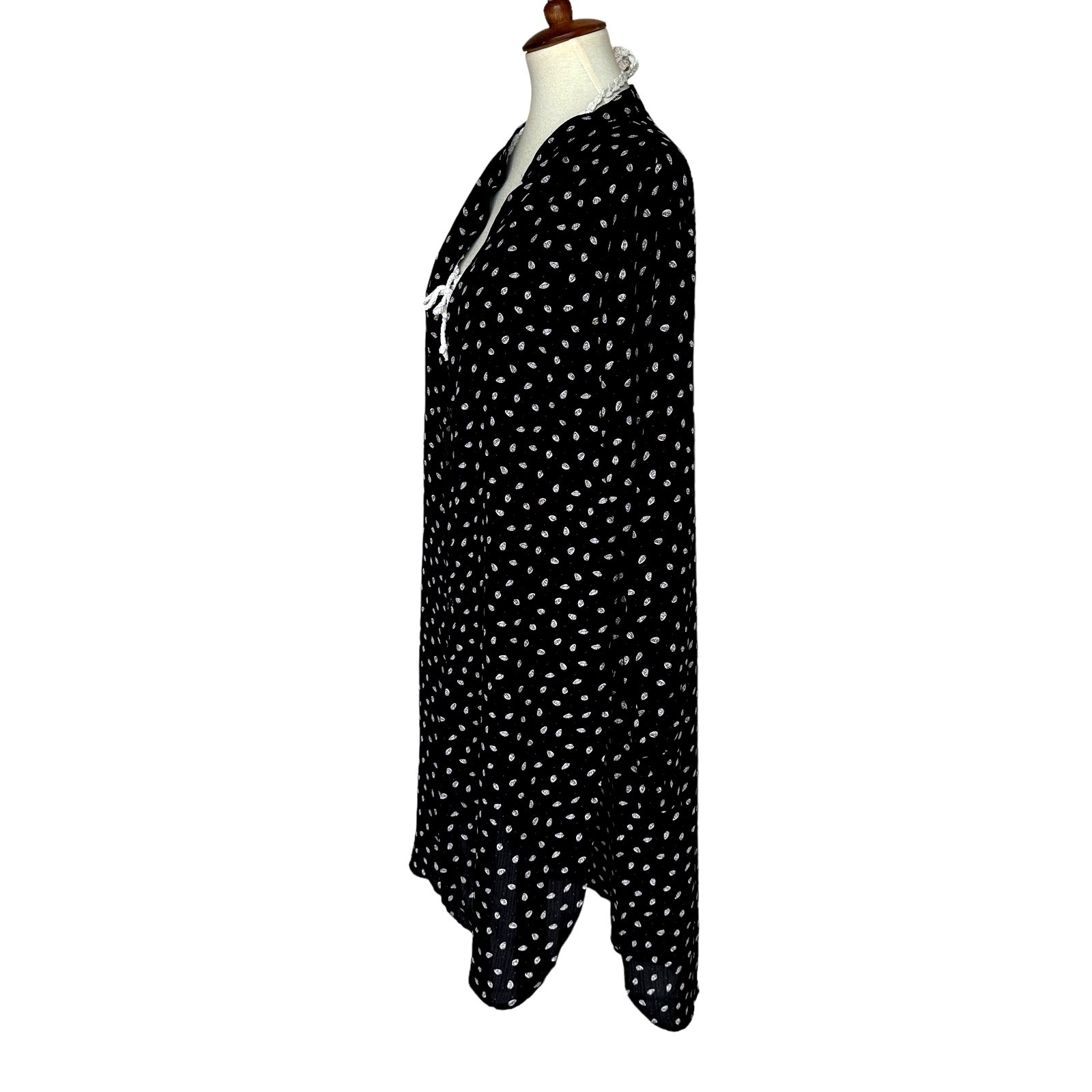 Bishop + Young Duster Button Down Top Large Longl… - image 2