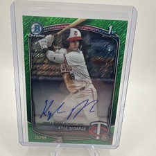 Kyle DeBarge Bowman 2025 Green Refractor /99 Auto