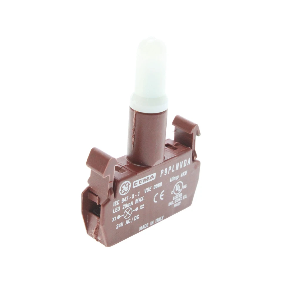 GENERAL ELECTRIC P9PLNVDA ORANGE LAMP ILLUMINATED PLASTIC STANDARD PUSH BUTTON - Image 2 of 4