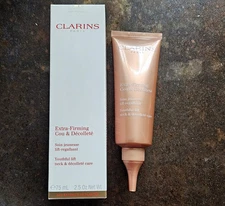 Clarins Extra-Firming Neck & Decollete Care 2.5 oz / 75 ml NIB! $98 MSRP 