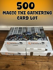 MAGIC THE GATHERING BUNDLE 500 BULK MTG JOB LOT CARDS - MTG BUNDLE RARES/FOILS
