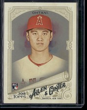 Shohei Ohtani 2018 Topps Allen & Ginter 100 Hot Box Foil Glossy RC Angels
