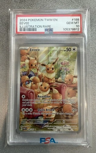 Eevee 188/167 Sv06: Twilight Masquerade PSA 10