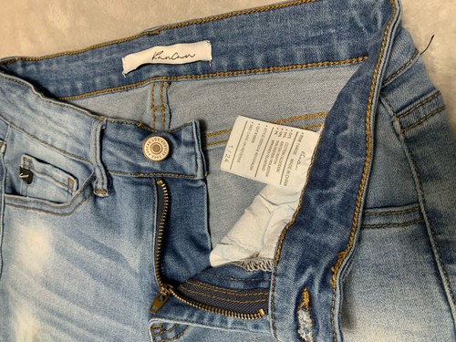 KanCan Jeans Womens 1/24 Blue Skinny Medium Wash low Rise Stretch Denim cut33626 - Picture 4 of 12