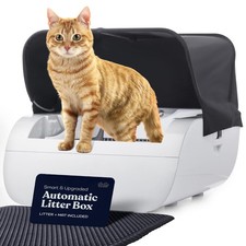Smart Cat Litter Box Wide Opening Automatic Self Cleaning Litter Box App Control