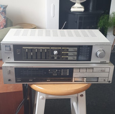 Sanyo JA 300 Stereo Integrated Amplifier 130W Class AB Phono AUX Silver