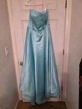 New with Tags Strapless Aqua Formal Sherri Hill Size 20