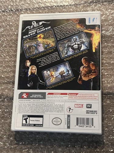 Fantastic Four 4: Rise of the Silver Surfer (Nintendo Wii, 2007) NEW SEALED - Bild 2 von 6