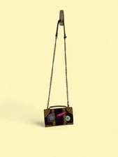 Harry Potter Crossbody Wallet Handbag, Hogwarts School Crest, Faux Leather