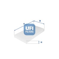Ufi 53.045.00 Filter FüR Innenraumluft FüR Cadillac, Chevrolet, Fiat, Opel, Saab
